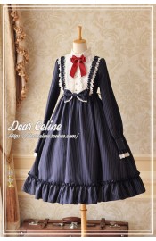 Dear Celine The Girl From Berlin High Collar One Piece(Leftovers/Few)
